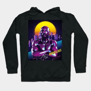 Marvelous Marvin Hagler Boxing Legend Signature Vintage Retro 80s 90s Bootleg Rap Style Hoodie